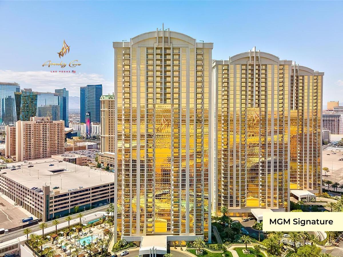 Amalz 1 Bedroom 2 Bathroom Balcony Suites At Mgm Signature ! Las Vegas Luaran gambar